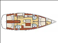 Oceanis 50 - Layout image