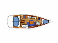 Beneteau 43.4 - Layout image