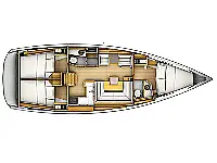 Jeanneau Sun Odyssey 409 - Layout image