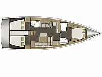 Dufour 460 GL - Layout image