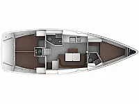 Bavaria Cruiser 41 - Layout image