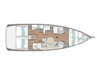 Sun Odyssey 490 - Layout image