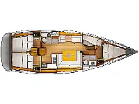 Sun Odyssey 449 - Layout image