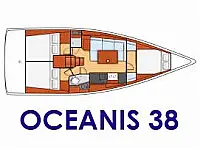 Oceanis 38 - Layout image