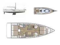 Oceanis 51.1 - Layout image