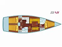 Salona 41 Performance - Layout image