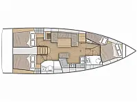 Oceanis 40.1 - Layout image