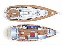 Bavaria 44 - Layout image