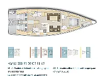 Hanse 588 - ONLY SKIPPERED - Layout image