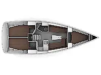 BAVARIA C 34  - Layout image