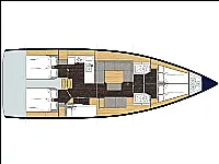 BAVARIA C 45 BT (19) - Layout image