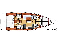 Oceanis 48  - Layout image