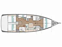 Sun Odyssey 490 - Layout image