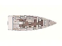 Dufour 530 - Layout image