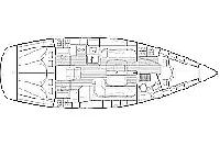 Bavaria 38 Cruiser - Layout image