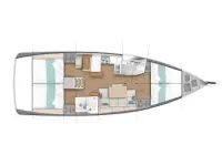 Sun Odyssey 440 - Layout image