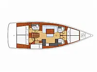 Oceanis 48 - Layout image