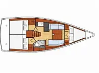 Oceanis 35.1 - Layout image