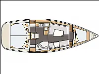 Elan 35 Impression - Layout image