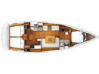 Sun Odyssey 449 - Layout image