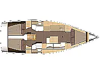 Dufour 382 GL - Layout image