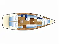 Bavaria 38 Match - Layout image