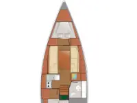 Sun Odyssey 319 - Layout image