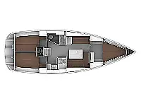 Bavaria 36 Cruiser - Layout image