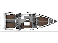 Bavaria Cruiser 46  - Layout image