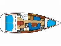 Sun Odyssey 35 - Layout image