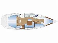 Bavaria 44 - Layout image