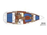 Oceanis 343 - Layout image