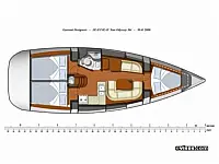 Sun Odyssey 36i - Layout image