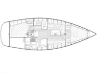 Bavaria 34 Cruiser - Layout image