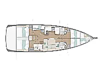 Sun Odyssey 490 - Layout image