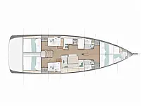 Sun Odyssey 490 - Layout image