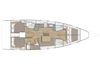 Oceanis 46.1 - Layout image