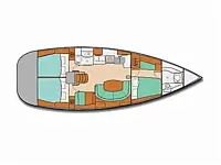 Oceanis 41 - Layout image