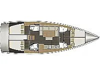 Dufour 460 Grand Large - Layout image