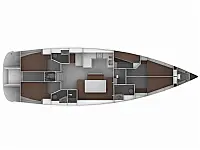 Bavaria Cruiser 50 - Layout image