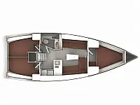 Bavaria Cruiser 37 - Layout image