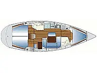 Bavaria 40 - Layout image