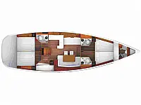 Jeanneau Yacht 53 - Layout image