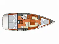 Sun Odyssey 39i - Layout image