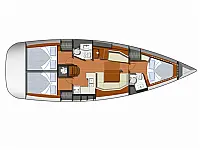 Sun Odyssey 42ì - Layout image