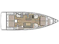 Oceanis 51.1 - Layout image