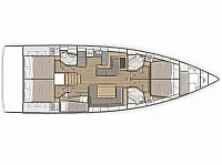 Oceanis 51.1 - Layout image