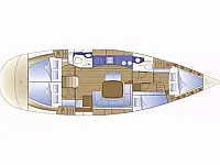 Bavaria 44 - Layout image