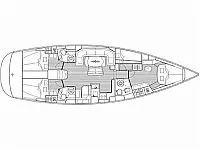 Bavaria 504 Cruiser - Layout image