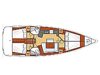 Oceanis 45 - Layout image